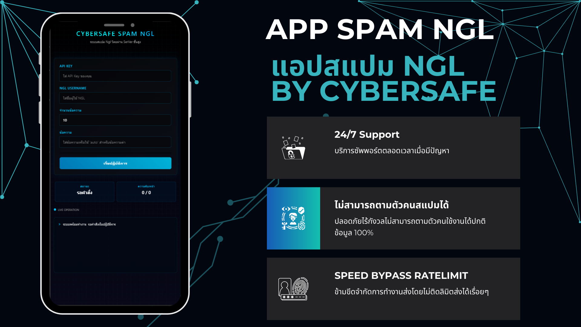 แอปสแปมngl